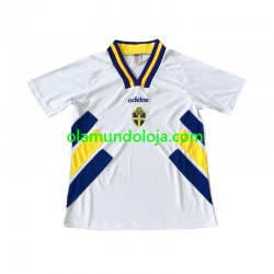 Camisola Suécia Retro Homem Equipamento Segundo 1994 Manga Curta